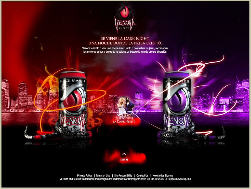 Venom energy drink Domestika
