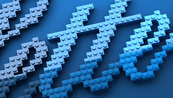 lego lettering domestika