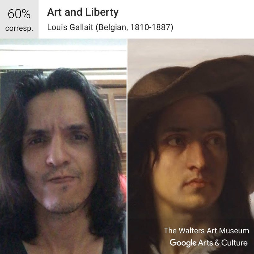 Google encuentra tu doppelgänger artístico con un selfie 7